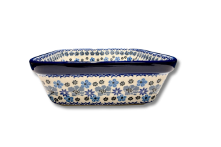 430 Bunzlau vierkante ovenschaal 20,5 x 20,5 cm 1985X